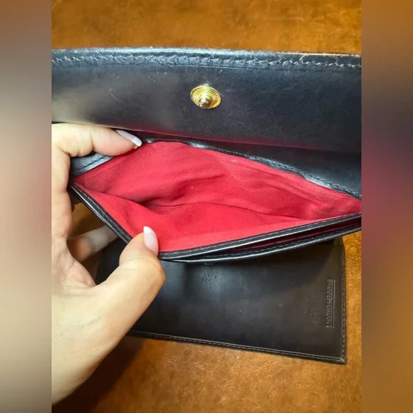 EUC Dooney & Bourke Multicolor Rainbow Pattern Leather Wallet - Picture 12 of 15